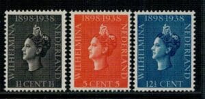 Frankeerzegels Nederland NVPH nrs. 310-312 postfris
