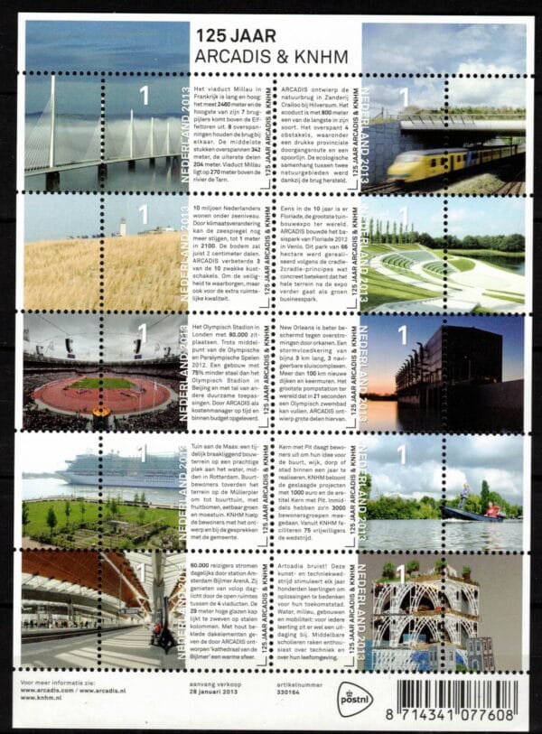 Frankeerzegels Nederland NVPH nr. V3016-3025 postfris