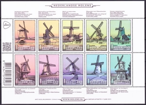 Frankeerzegels Nederland NVPH nr. V3069-3078 postfris