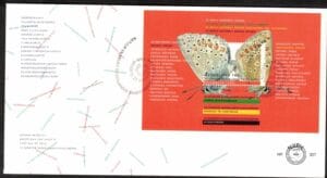 Luxe fdc Nederland NVPH nr. E307a blanco en met open klep