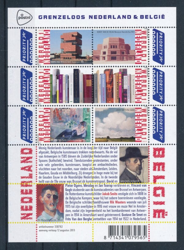Frankeerzegels Nederland NVPH nr. Va3089-3094 postfris