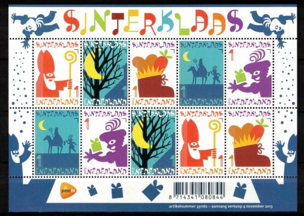 Frankeerzegels Nederland NVPH nr. V3108-3112 postfris