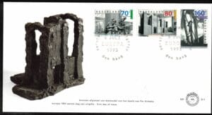 Luxe fdc Nederland NVPH nr. 311 blanco en met open klep