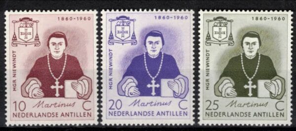 Frankeerzegels Ned.Antillen NVPH nrs. 311-313 postfris