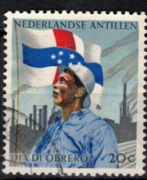 Frankeerzegels Ned.Antillen NVPH nr. 314 gestempeld