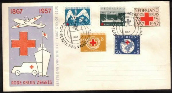LUXE FDC Nederland Nvph nr.E31. Onbeschreven,open klep en met cert.H.Vleeming
