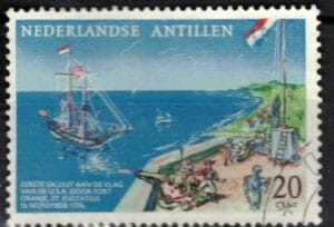 Frankeerzegels Ned.Antillen NVPH nr. 322 gestempeld