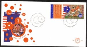 Luxe fdc Nederland NVPH nr. E323 blanco en met open klep