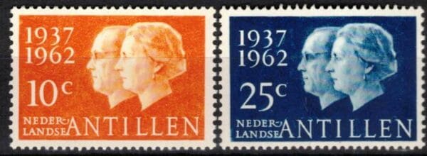 Frankeerzegels Ned.Antillen NVPH nrs. 323-324 postfris