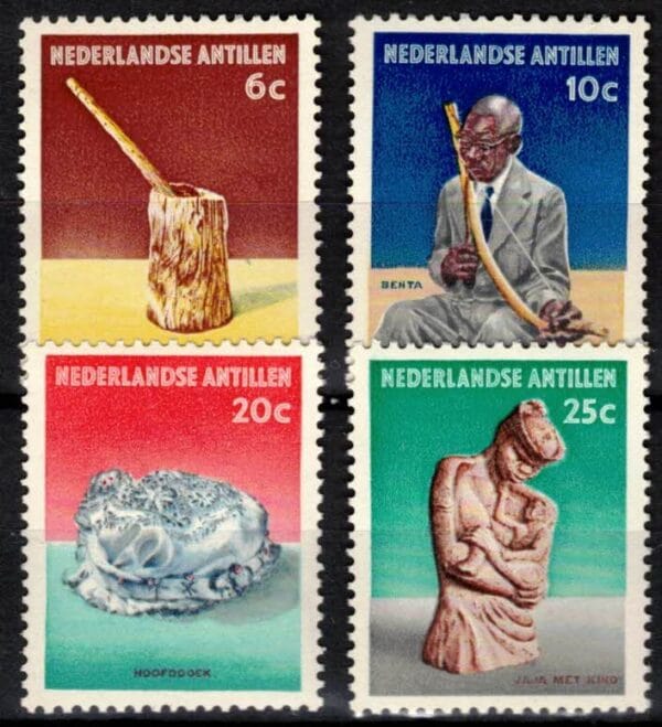 Frankeerzegels Ned.Antillen NVPH nrs. 325-328 postfris