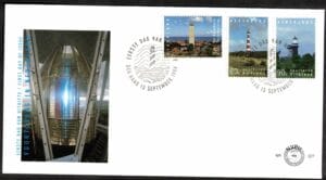 Luxe fdc Nederland NVPH nr. E327 blanco en met open klep