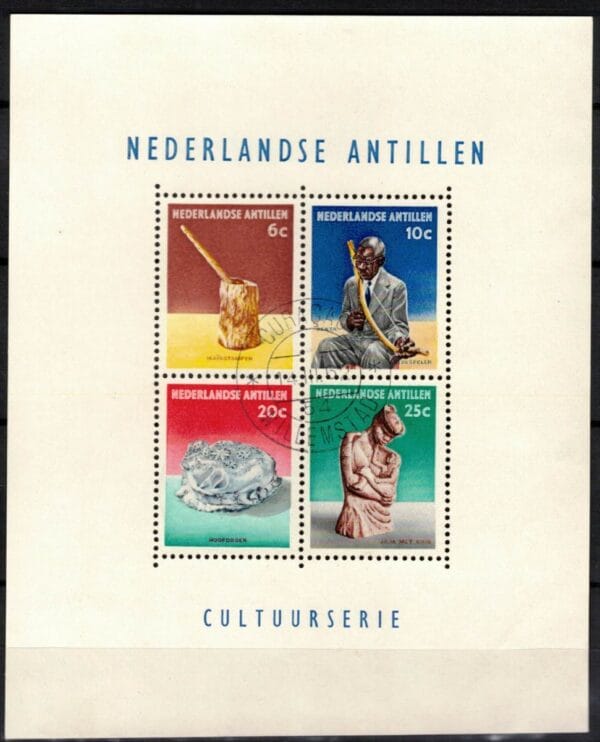Frankeerzegels Ned.Antillen NVPH nr. 329 gestempeld
