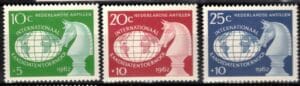 Frankeerzegels Ned.Antillen NVPH nrs. 330-332 postfris
