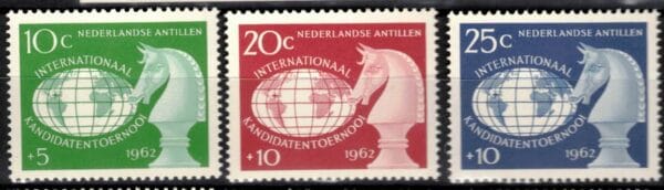 Frankeerzegels Ned.Antillen NVPH nrs. 330-332 postfris