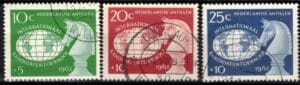 Frankeerzegels Ned.Antillen NVPH nrs. 330-332 gestempeld