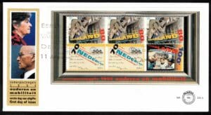 Luxe fdc Nederland NVPH nr. E336a blanco en met open klep