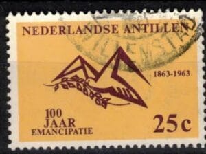 Frankeerzegels Ned.Antillen NVPH nr. 336 gestempeld