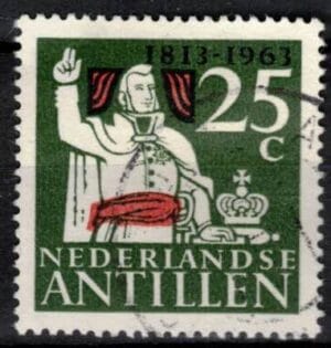 Frankeerzegels Ned.Antillen NVPH nr. 343 gestempeld