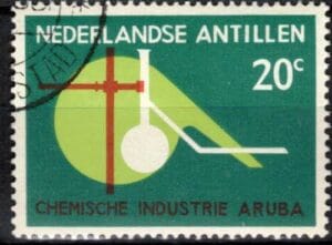 Frankeerzegels Ned.Antillen NVPH nr. 344 gestempeld
