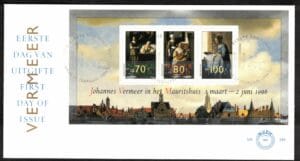 Luxe fdc Nederland NVPH nr. E345a blanco en met open klep