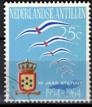 Frankeerzegels Ned.Antillen NVPH nr. 352 gestempeld