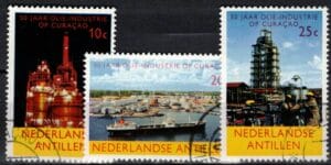 Frankeerzegels Ned.Antillen NVPH nrs. 355-357 gestempeld