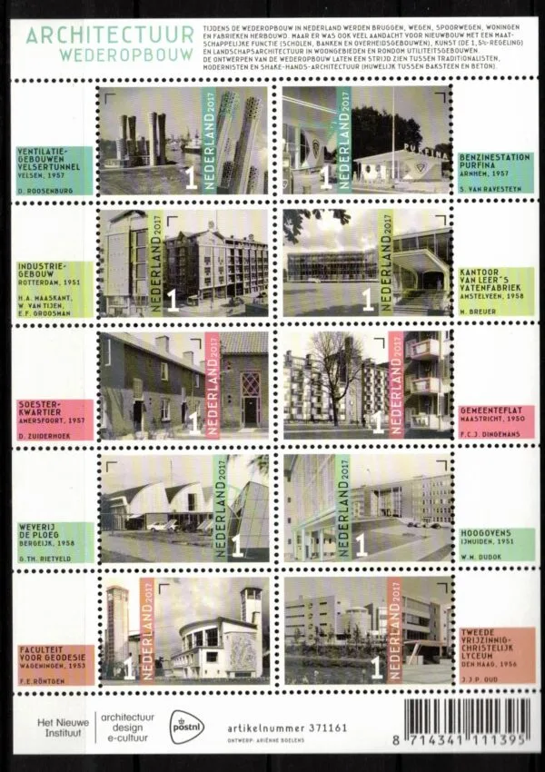 Frankeerzegels Nederland NVPH nr. V3576-3585 postfris