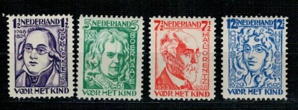 Frankeerzegels Nederland NVPH nrs. 220-223 postfris