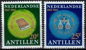 Frankeerzegels Ned.Antillen NVPH nrs. 408-409 postfris