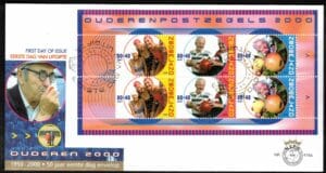 Luxe fdc Nederland NVPH nr. E416a blanco en met open klep