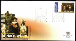 Luxe fdc Nederland NVPH nr. E420 blanco en met open klep
