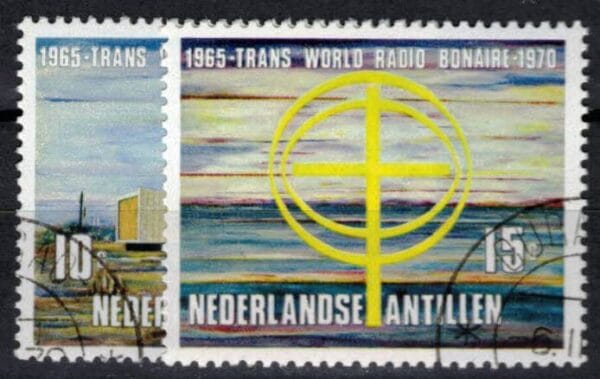 Frankeerzegels Ned.Antillen Nvph nrs.421-422 GEBRUIKT