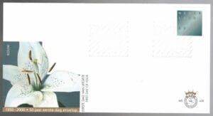 Luxe fdc Nederland NVPH nr. E426 blanco en met open klep