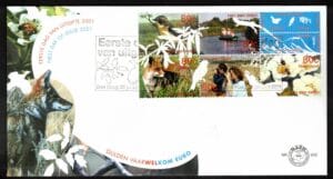 Luxe fdc Nederland NVPH nr. E430 blanco en met open klep