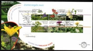 Luxe fdc Nederland Nvph nr.435a.Blanco en met open klep