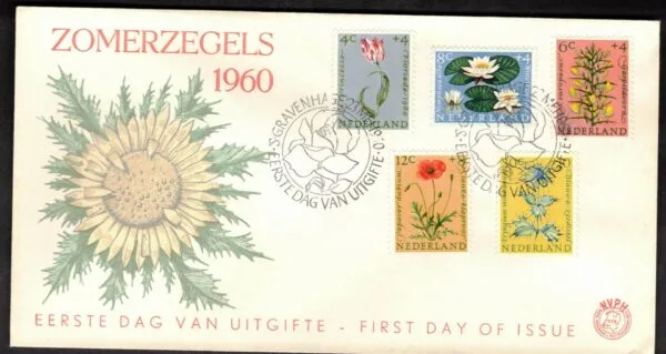 LUXE FDC Nederland Nvph nr.E43. Onbeschreven,open klep en met cert.H.Vleeming