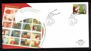Luxe fdc Nederland NVPH nr. E447 blanco en met open klep