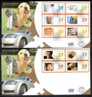 Luxe fdc Nederland NVPH nr. E483 (2) blanco en met open klep