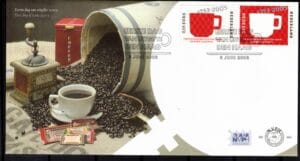 Luxe fdc Nederland NVPH nr. E484 blanco en met open klep