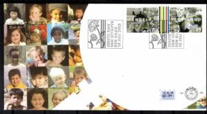 Luxe fdc Nederland NVPH nr. 486 blanco en met open klep