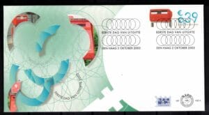 Luxe fdc Nederland NVPH nr. E488a. blanco en met open klep