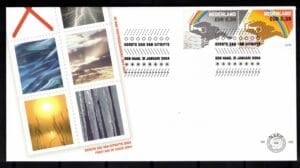 Luxe fdc Nederland NVPH nr. E495 blanco en met open klep