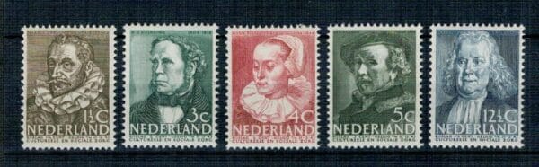 Frankeerzegels Nederland NVPH nrs. 305-309 postfris