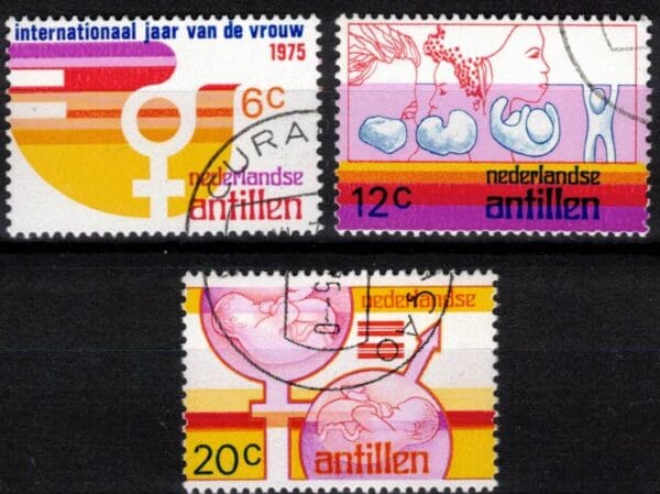 Frankeerzegels Ned.Antillen NVPH nrs. 512-514 gestempeld