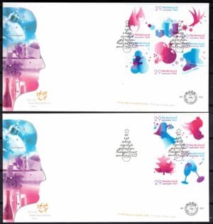Luxe fdc Nederland NVPH nr. E523 (2) blanco en met open klep