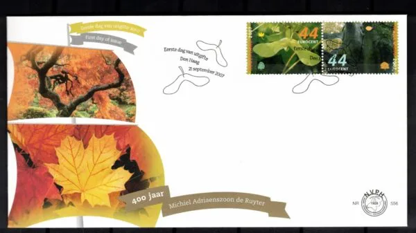 Luxe fdc Nederland NVPH nr. E556 blanco en met open klep