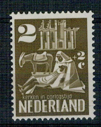 Frankeerzegel Nederland Nvph nr.556 met plaatfout Mast 556 P Ongebruikt