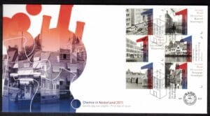 Luxe fdc Nederland NVPH nr. E633 met open klep