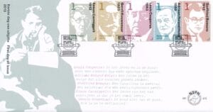 Luxe fdc Nederland NVPH nr. E673 blanco en met open klep