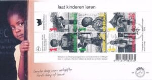 Luxe fdc Nederland NVPH nr. E683 blanco en met open klep